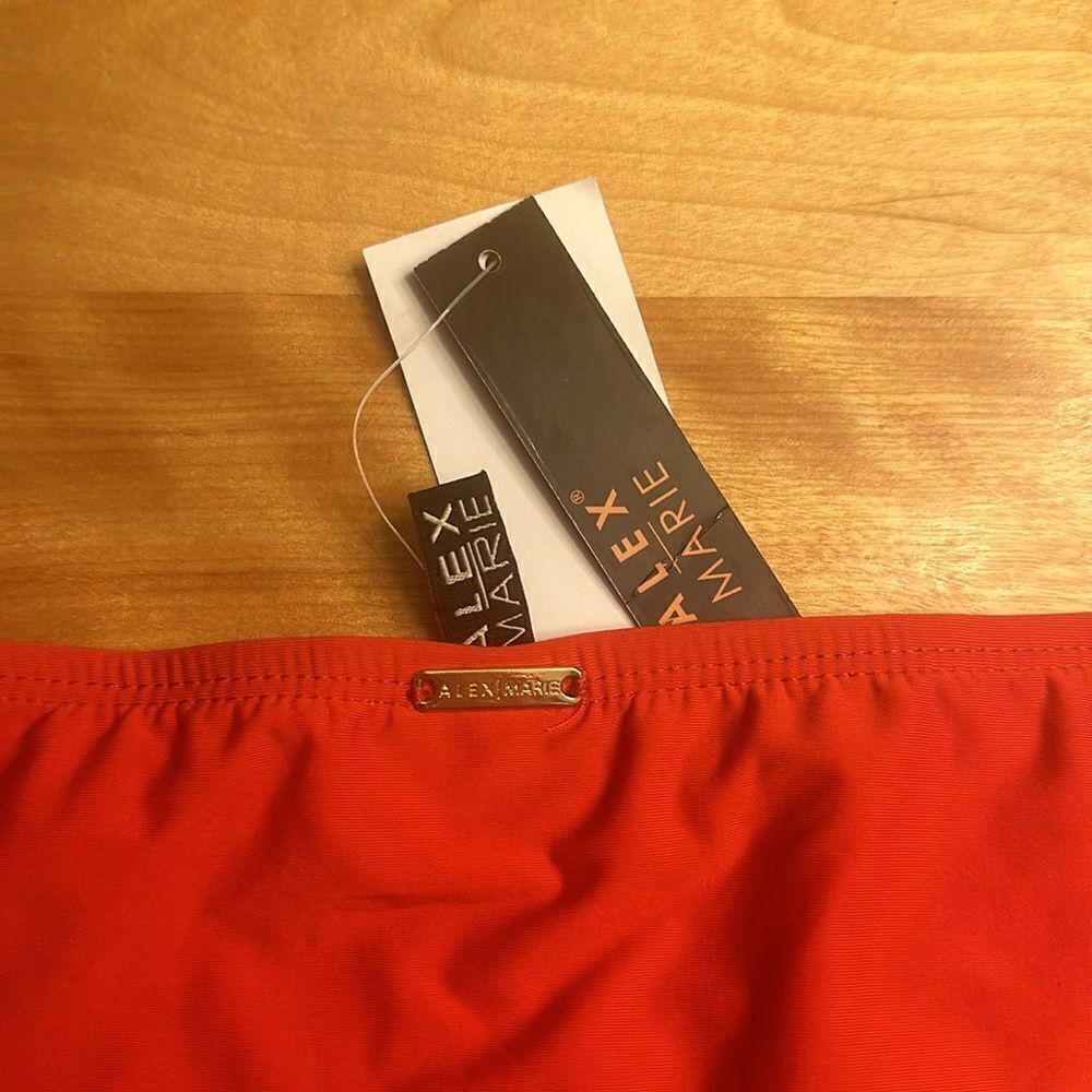 NWT Alex Marie red bikini bottoms - Picture 5 of 5